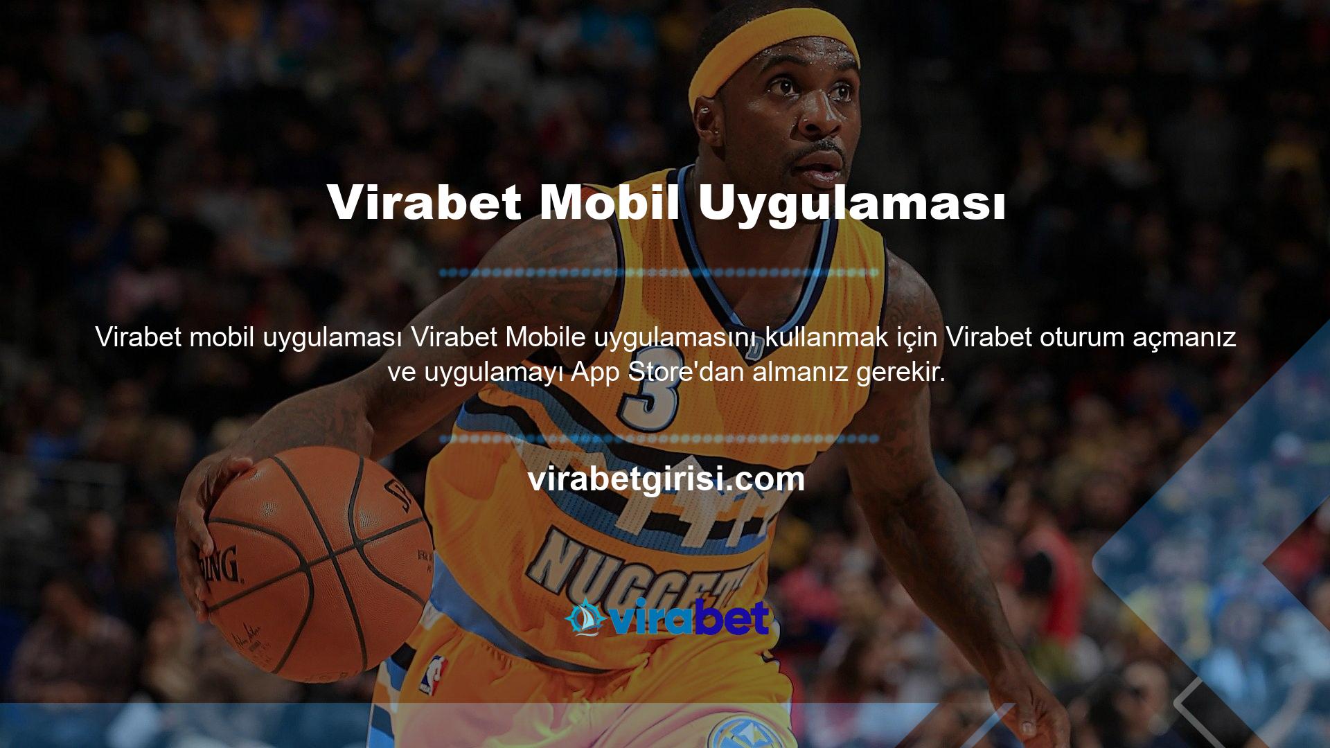 Tüm Android ve iOS cihazlarıyla uyumlu olan Virabet Mobile uygulaması ücretsizdir